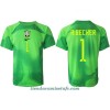 Camiseta de fútbol Portero Brasil Alisson Becker 1 Segunda Equipación Mundial 2022 - Hombre